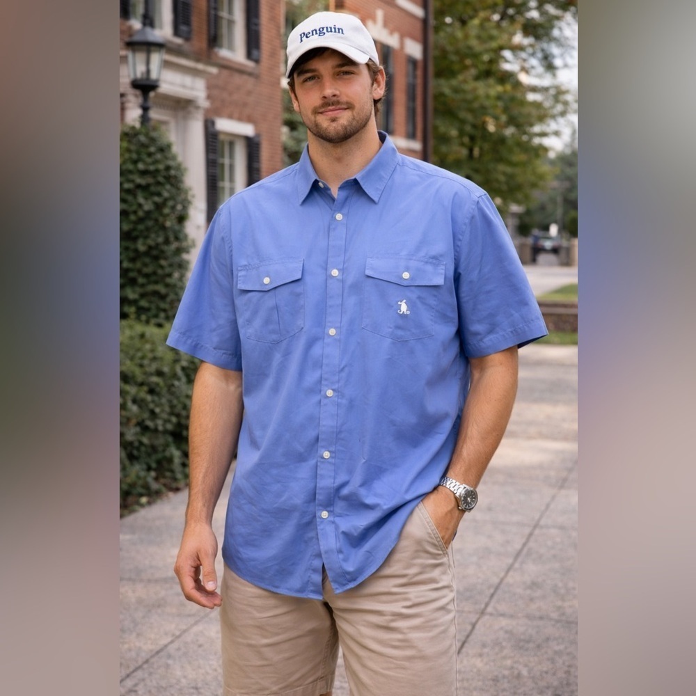 Penguin classic fit men’s button down. XL. Casual Comfort.